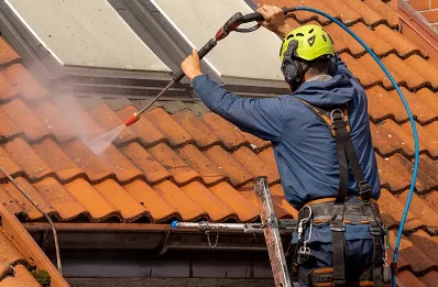 Démoussage et hydrofuge de toiture à Chambezon